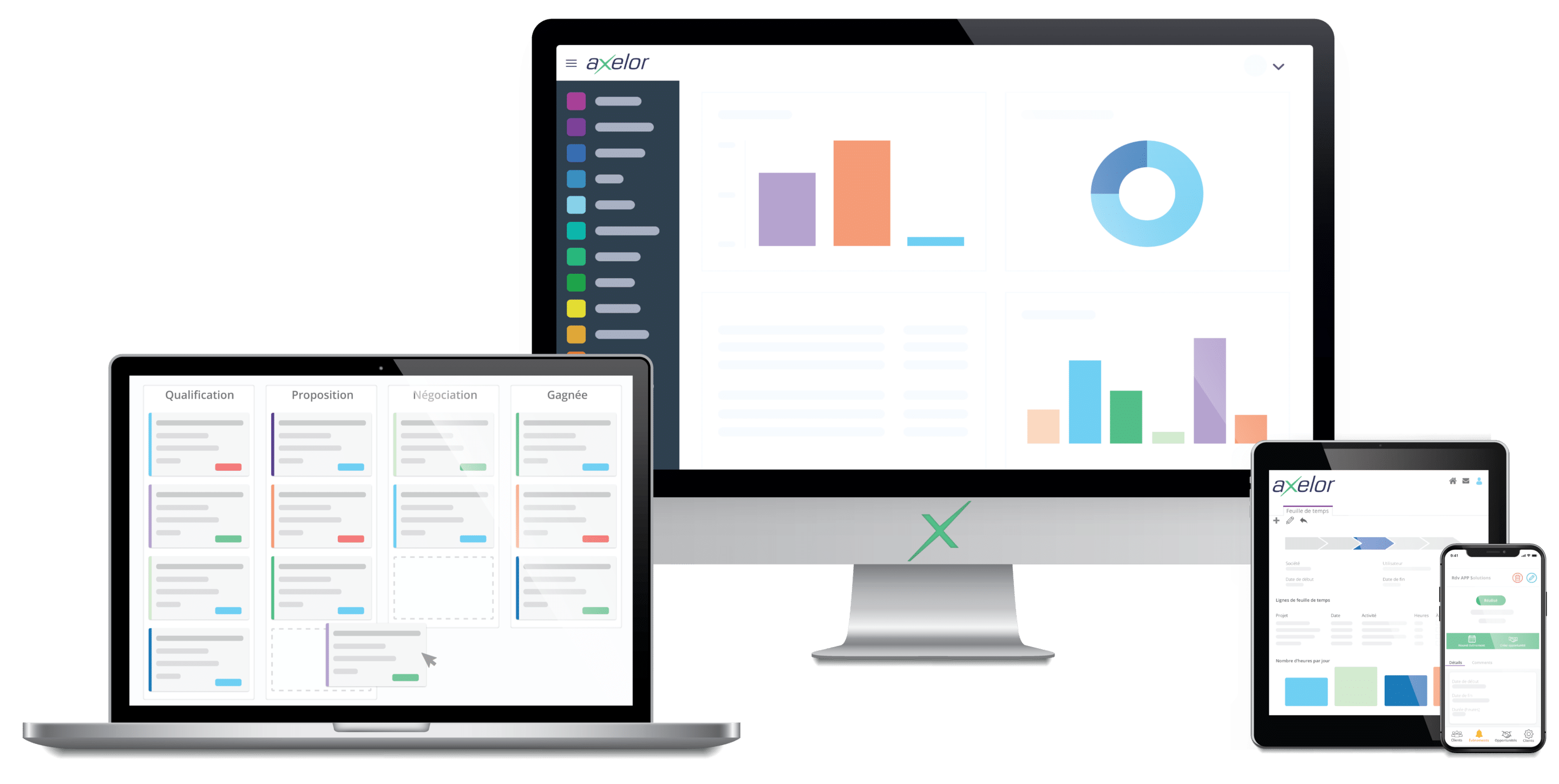 visuelAxelorCasCitel Interface of the Axelor responsive platform